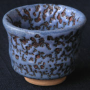 【ぐい呑み】蒼乳濁カイラギ