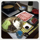 『牡丹鍋 』 料理とぐい呑み(87)