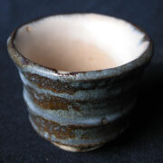 【ぐい呑み】薄青小